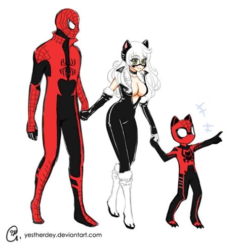 black cat's son|black cat marvel's spider man.